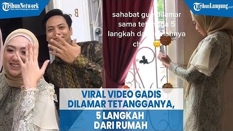 Viral Gadis Dilamar Tetangganya, Curi Pandang Lewat Jendela