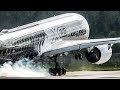 AIRBUS A350 near VERTICAL TAKEOFF and great VISUAL APPROACH - ILA 2018 Airshow (4K)