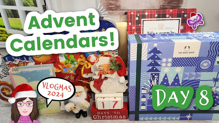 Day 8 - Opening ADVENT CALENDARS!  Vlogmas Day 8!  2024