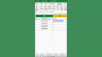 30 Detik Belajar Excel | Rumus HOURS Excel