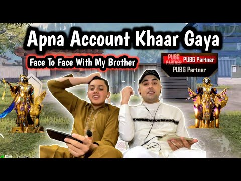 Face To Face With My Brother | Mera Pubg Partner Wala Account Gaya 😭 | 1 vs 1 with @Atw Numan