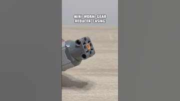 Mini Worm Gear Reducer Casing #lego #legotutorial #legotechnic #mechanical #gearbox #gears