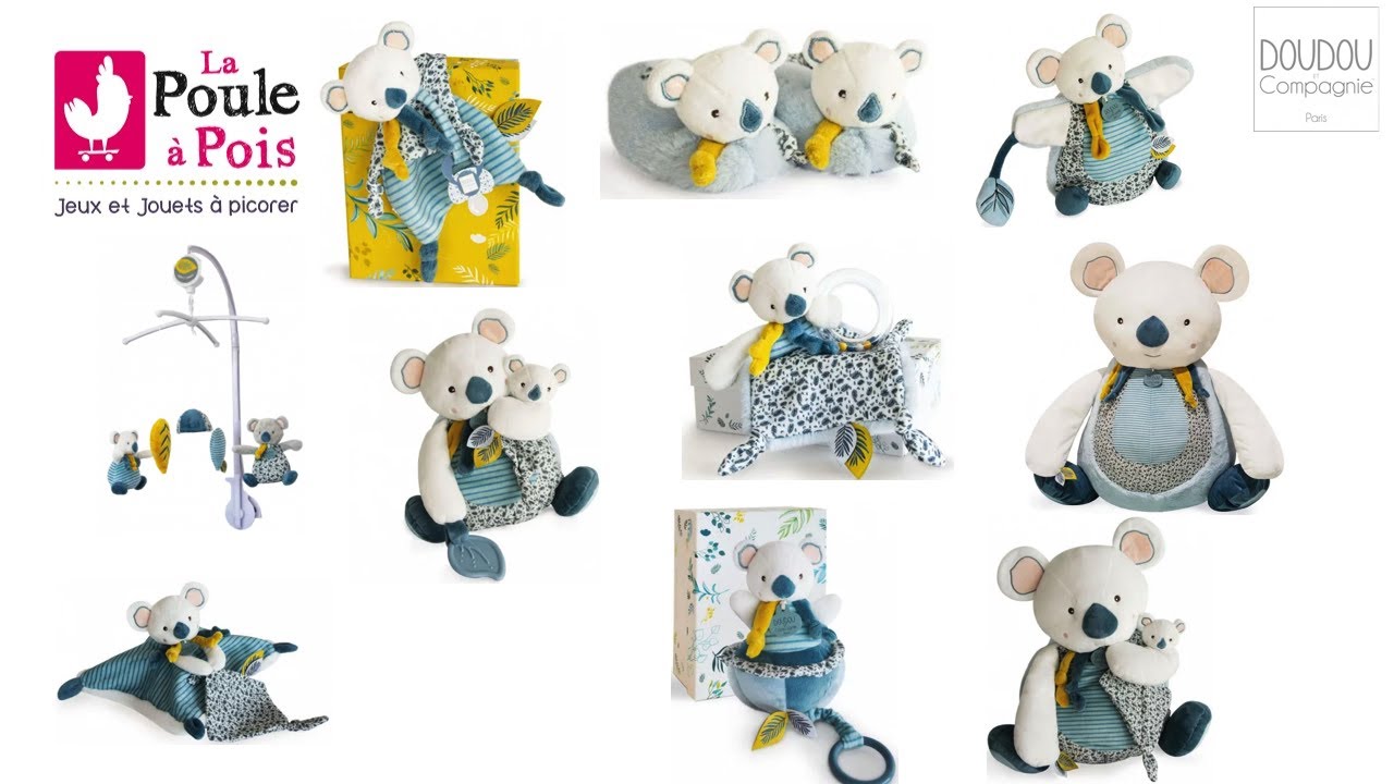 Collection Yoca Le Koala - Doudou et Compagnie - lapouleapois.fr