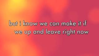 Video thumbnail of "Sunset Somewhere - Megan & Liz lyrics"