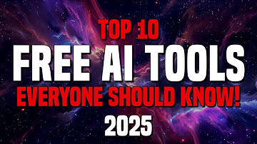 Top 10 Best FREE AI Tools Everyone Should Know! 2025