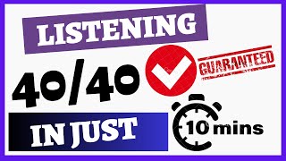 ielts listening 40/40 withuot doing listening guarnteed| how to get 9 band listening| listening tips