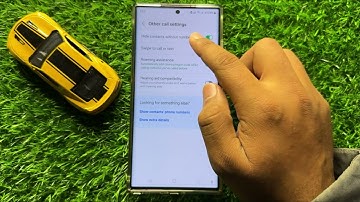 How to Enable/Disable Hide Contacts Without Numbers Samsung Galaxy S24 Ultra