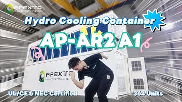Hydro Cooling Container AP-AR2 A1 for Antminer S19/S21/S23 | 364 Miners Supported