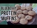 30-Minute Blueberry Protein Muffins!