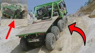 Russian Truck Powered check engine- Powerful truck stuck out in sand #truckvideo