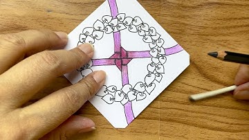 How to draw || Zentangle Inspired Art