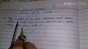 Class VI Maths Ch 18 Circle  Video 2