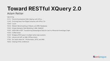 16. Toward RESTful XQuery 2.0 - Adam Retter