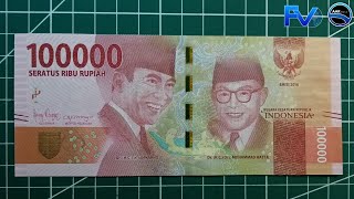 Indonesia's 100,000 Rupiah Banknote ( 2016 Series )