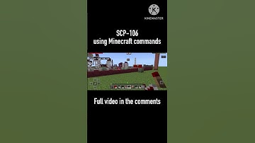 SCP-106 with vanilla Minecraft commands #minecraft #scpcb full video in the comments