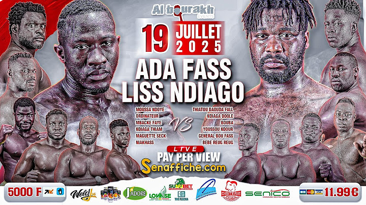 🛑 Direct Arène Nationale - Combats Ada Fass vs Liss Ndiago, Thiatou Daouda Fall vs Moussa Ndoye...