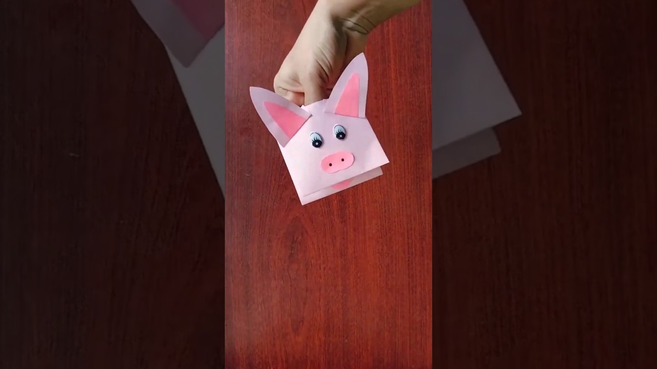 🐷 Pig Puppet Making