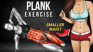 7 min PLANK workout to get flat belly (30 Days Challenge)