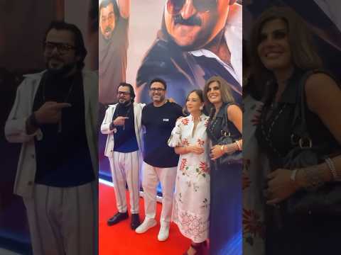 العرض الخاص لفيلم العميل صفر أكرم حسني و منذر رياحنة و فيدرا و فاطمه البنوي مصر مشاهير سينما فن