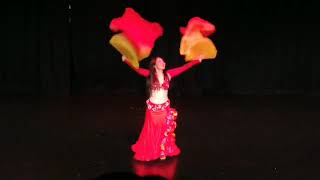 Sissi Goh Solo Double Fan Veils Pirates of the Caribbean Belly Dance Fusion