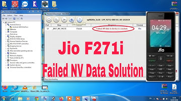 Jio F271i ||  Jio F271i Flashing error Solution || NV data error