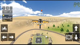 Flying Motorbike Simulator #Part1(Using P2500) - Android Gameplay 1080p60 screenshot 4