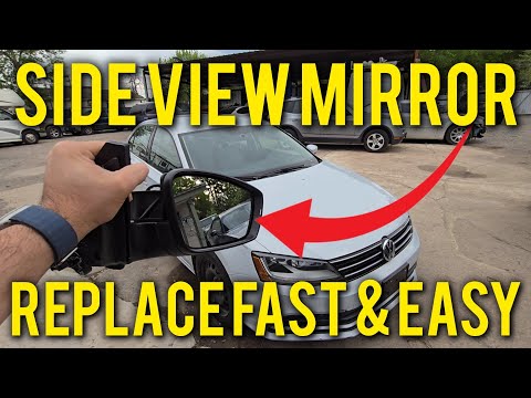 2011-2018 VOLKSWAGEN JETTA SIDE VIEW MIRROR HOW TO REMOVE AND REPLACE MIRROR FAST AND EASY DIY FIX