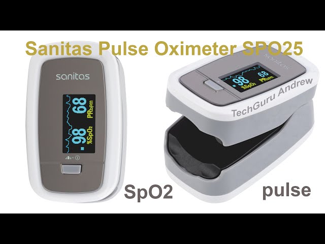 hjemmelevering arsenal Dovenskab Sanitas Pulse Oximeter SPO25 TESTING - YouTube