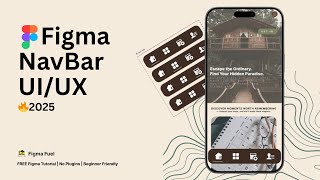 Figma Navigation bar Tutorial 2025 | How to create Navigation Bar Design for Beginners  #figma2025
