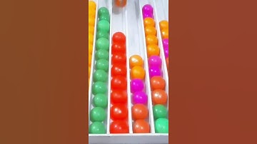 color ball sorting puzzle game challenge #ballgame #addictive #satisfying