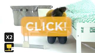 Safety 1st Calidoo co-sleeper bed instruction video screenshot 4