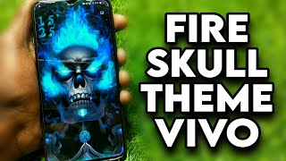 Fire skull new style theme for all vivo mobile screenshot 5