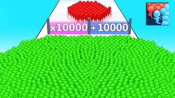 Satisfying Mobile Game All Levels: Count Masters, AZ Run, Marble Run, Roof Rails, Laser Man Run...