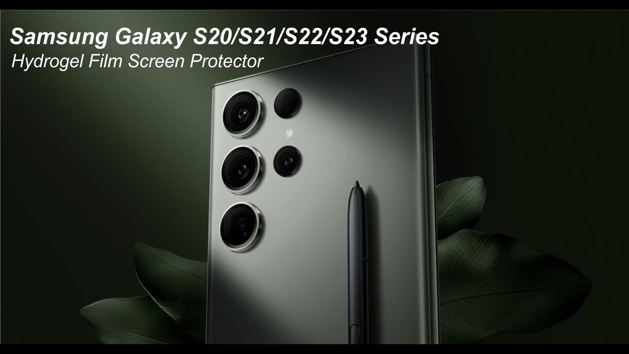 Samsung S20/S21/S22/S23 Screen Protector Installation with Fingerprint
