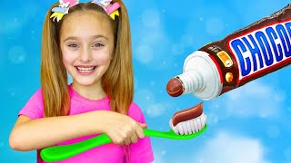 Sasha plays Edible Toys Challenge