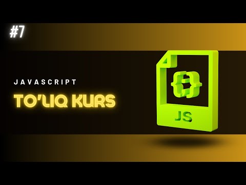 #7 JavaScript this, bind, call & apply || Boshlang&rsquo;ich dasturchilar uchun JavaScript darslari