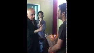 Mohit dogra with mahesh bhatt