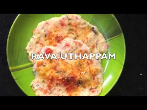 RAVA UTHAPPAM | INSTANT VEG RAVA UTHAPPA RECIPE | Indian Mom