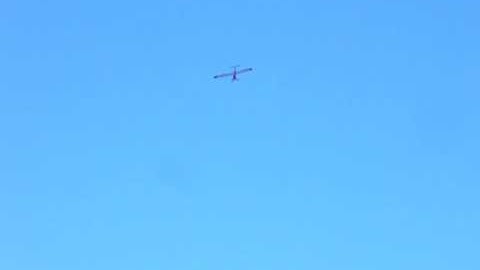 Electric The World Models 1/3 Super Cub maiden flight.