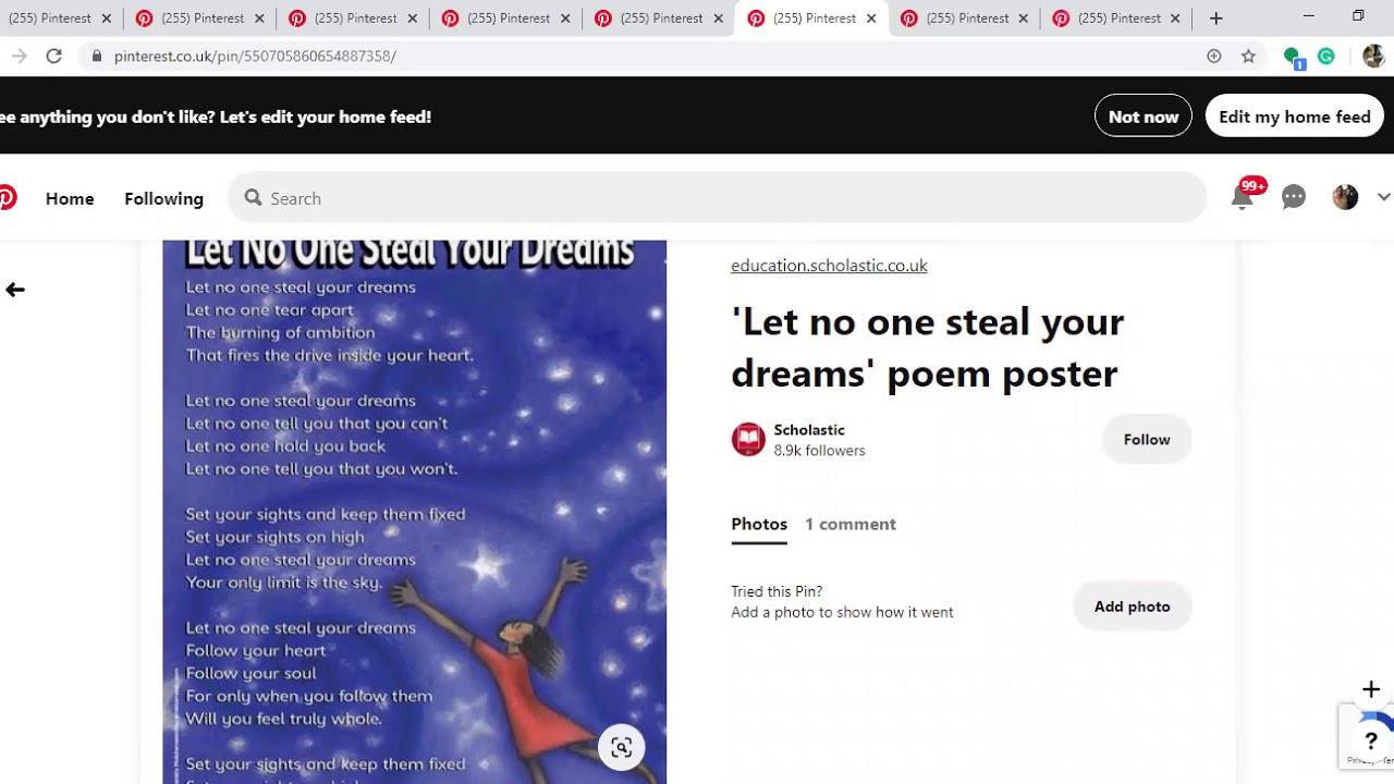 let no one steal your dreams - YouTube