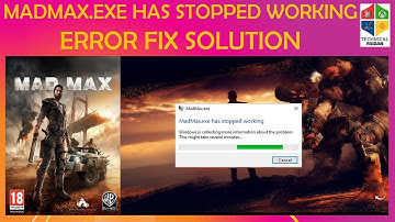 Mad max.exe has stopped working 100% Fix By Tech Faizan