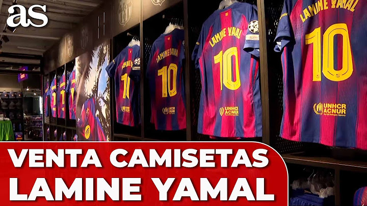 LAS TIENDAS del FC Barcelona ya venden LA NUEVA CAMISETA de LAMINE YAMAL