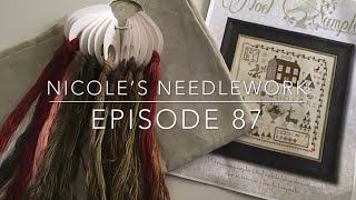 Nicole’s Needlework: FlossTube 87 - One Stitching finish and a lot of Knitting WIPs