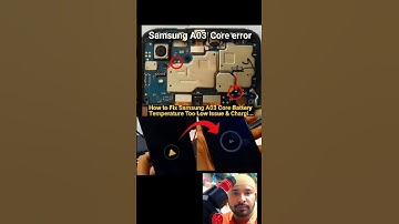Samsung A03 Core Charging Error Done ✅