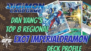 Digimon TCG // ENG EX07 // Dan Vangs Regional Top 8 Imperialdramon DECK PROFILE
Join the Gaia Force Gaming discord!
https://discord.gg/nmWByBMUhs
Follow me on Twitter!
@GaiaForceGaming
Support the Channel and Get Clean, Great Tasting Energy!
https://gamersupps.gg/GFG Digimon TCG // ENG EX07 // Dan Vangs Regional Top 8 Imperialdramon DECK PROFILE