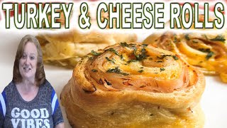 Turkey and cheese rolls appetizer | cook with me appetizers