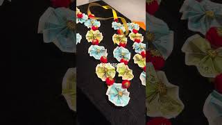 ₹ ₹500 Notes Garland &amp; Crown 👑💐 | Unique Wedding Decoration Idea 💸#TrendingVideo #KalpanaSaranam#