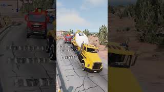 Truck Vs Powerful Hammer Mudrunner Beamng.drive