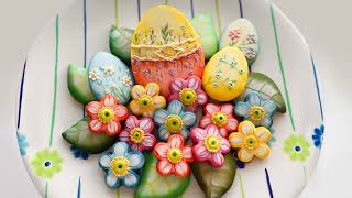 My Easter Cookie Plate 🌸 Airbrushed cookies🌸 Happy Easter!