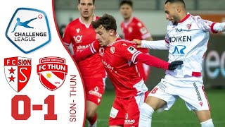 Thun - Sion 1-0 Highlights Swiss Challenge League